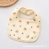 [Personalizado] Bavete 100% Algodão Classe A para Recém-Nascidos e Crianças, Bavetes de Gaze, Toalhas de Saliva para Bebês, Respirável e Absorvente para Bebês