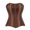 Top strapless de satén estilo europeo, estilo corte, cintura ceñida, moldeador, sin mangas, con ballenas, para llevar como prenda exterior, faja sexy para mujer
