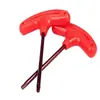 Chave de Fenda Torx Tipo T, Chave Torx Tipo Bandeira Vermelha, Chave T15 T20 T25, Acessórios para Ferramentas CNC