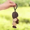 Colgante de Carrillón de Viento de Cáscara de Fruta Natural, Kit de Materiales Hechos a Mano para DIY, Adorno Curativo Terminado para Colgar en el Coche, Decoración de Jardín