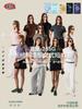 Ropa de Mujer Be 2025 Verano Algodón de Fibra Larga Niebla Americana Cuello Redondo Camiseta Casual Deportiva de Manga Corta Hombro Derecho Ajustada para Mujer