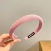 Diadema de Copa Alta y Ala Ancha para Mujer, Accesorio para el Cabello Versátil de Gama Alta para Otoño e Invierno, Pinza para el Cabello de Esponja de Moda y Elegante