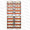 Item de Exportação Mais Vendido: Barbeador Manual Laranja com Lâminas de Seis Camadas, Cabeça e Cabo de Barbeador Manual Masculino