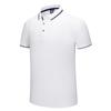 Camisa polo de manga corta con solapa de color seda de 220g primavera y verano disponible casual de algodón verano abertura holgada