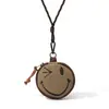 Bolsa Redonda Digital Estilo Coreano para Niños Bolso Cruzado Pequeño Lienzo Moda Creativa para Niña Bolso para Cuello Cartera Mini para Niño