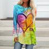 Estación independiente europea y americana, nueva blusa holgada de talla grande, cómoda, de estilo étnico, venta al por mayor y al por menor, de manga larga