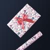 Papel de Embrulho de Presente de Natal Xadrez Vermelho, Presente de Casamento, Papel de Presente de Aniversário para o Dia dos Namorados, Listras de Bolinhas, Item Quente Transfronteiriço