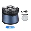 Afeitadora Eléctrica Lavable de Cuerpo Completo con Seis Cuchillas Transfronteriza Recargable por USB con Cuchilla Magnética para Hombre