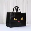 Bolsas Tote Não Tecidas Transfronteiriças, Sacolas Grandes de Compras para Halloween, Sacolas de Presente com Embalagem Laminada, Sacolas de Doces de Halloween