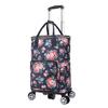 Carrito de compras de gran capacidad con ruedas giratorias silenciosas plegables, impermeable y resistente al desgaste, carrito de compras portátil para supermercado, personalizable