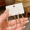 Pendientes de Aro Geométricos Estilo Europeo y Americano con un Ambiente de Alta Gama, Elegante, de Moda y Tendencia, Populares entre los Influencers, Nuevos Accesorios de Oreja de Moda 2026