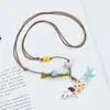 Collar de Perro Dachshund Cerámico de Jingdezhen Fresco, Dulce, Lindo, Moderno y Único, Estilo Dulce y Genial, Collar Infantil y Creativo