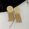 Aretes Populares Nuevos al Por Mayor de Aguja de Plata S925, Aretes Elegantes de Nicho con Personalidad de Alta Gama, Aretes de Borla Estilo Celebridad de Internet