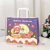 Nova sacola de presente de Natal bolsa de mão de Natal de desenho animado presente criativo sacola de presente sacola de compras de grande capacidade