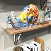 Molde de gesso vertical Bo diy 3D animal tridimensional grande caracol molde de silicone resina epóxi joias ornamentos