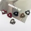 Accesorios de Aleación con Corazón de Terciopelo Retro Joyería Elegante de Diamante y Perla Accesorios para el Cabello Hechos a Mano Material de Parche para Funda de Teléfono Móvil