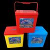 Cubo de Pesca Engrosado con Tapa Cubo de Almacenamiento de Plástico Sentable Taburete Cubo de Almacenamiento Doméstico Cubo Grande para Lavado de Autos Caja de Sitio