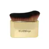 Brocha de Maquillaje, Brocha para Base de Maquillaje, Brocha para Contorno de Cerdas Suaves, Sin Marcas, Brocha para BB Cream sin Polvo, Herramienta de Maquillaje Grande Ondulada, Individual Transfronterizo