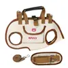 Bolsa Transportadora para Perros, Bolso Cruzado para Perros con Correa, Mochila para Perros para Pasear y Viajar