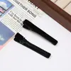 Acessórios para Joias DIY Feitos à Mão Metal Veludo Preto Quadrado Grampo de Cabelo Bico de Pato Presilha de Cabelo Materiais