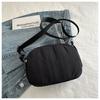 Invierno 2024 Nuevo Estilo Coreano Simple Artístico Gran Capacidad Color Sólido Casual Estilo Japonés Distintivo Bolso de Hombro Cruzado