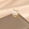 Broche Ojo de Gato de Lazo Femenino Lindo Estilo Japonés Hebilla Antiexposición Pin Moderno Personalizado Accesorios para Ropa Fijos