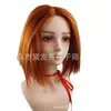 Peruca Laranja Curta Lisa com Franja Lateral Boneco Assustador Chucky Novo Modelo Cos Wig Transfronteiriça 2025 Nova Peruca