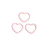 Estrella de cinco puntas colorida pequeña torsión redonda amor cadena para teléfono móvil llavero materiales decorativos accesorios para joyería DIY al por mayor