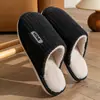 Pantuflas de Algodón para Mujer, Uso en Casa en Invierno, Primavera y Otoño, Cálidas para Interiores, Antideslizantes, Pantuflas de Peluche de Invierno para Pareja para Hombre