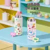 Nuevo Vaso de Agua de Acero Inoxidable 316, Vaso de Doble Uso, Colección Hello Kitty, Dibujos Animados Ins Lindo Amuleto de la Suerte Vaso con Tapa Pop-Up