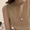 Exquisito collar de circonitas torcidas, collar de diseño de alta gama que combina con todo, cadena de clavícula de moda simple, cadena de suéter de estilo frío