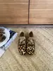 Zapatos Planos de Ballet Cuadrados 2026 para Mujer con Pelo de Caballo y Estampado de Leopardo, Zapatos Mary Jane con Tira Cruzada, Zapatos de Salón Elegantes y Versátiles