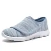 Zapatos Casuales Planos de Malla Ligeros y Transpirables con Velcro para Mujer, Zapatos Deportivos Cómodos para Mujer, Colección Primavera/Otoño 2025 Transfronteriza