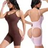 Corsé transfronterizo estilo europeo y americano, body revelador de glúteos, mono ajustado con control de abdomen, diseño de entrepierna abierta, moldeador corporal y levantador de glúteos postparto