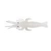 Señuelo Luya Transfronterizo Caliente Simulación de Silicona Señuelo Blando Camarón Luminoso Transparente 4.8cm/1G Señuelo Equipo de Pesca
