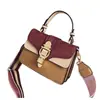 Bolso para Mujer 2026 Verano Simple y Elegante Nuevo Estilo Coreano Bolso Cuadrado Pequeño de Alto Valor con Bloques de Color Bolso de Hombro Cruzado Bolso Casual