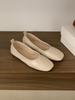 2025 Novos Sapatos Rasteirinhas de Verão para Mulheres, Sapatos Slip-On Preguiçosos com Sola Macia Antiderrapante, Sapatos de Vovó Fada Suave