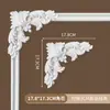 PU Flor de Esquina Francesa Línea de Flores Borde de Pared de Fondo de TV Tira Decorativa Moldura Línea Esquina de Techo Flor de Esquina Imitación de Yeso