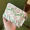 Ins Pequena Bolsa de Moedas Fresca Portátil Armazenamento Maquiagem Toalha de Tia Pequena Bolsa com Zíper Doce Bolsa de Cosméticos Atacado