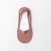 Calcetines de seda helada para mujer talla grande 39-44, calcetines invisibles de boca baja, finos, antideslizantes, que no se caen, para verano, transfronterizos