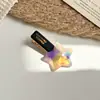 Pasador de Estrella Coreana, Pinza de Pato de Gama Alta para Mechones Sueltos, Pinza Dulce de Una Sola Línea, Accesorio para el Cabello de Niña Linda para Flequillo Lateral