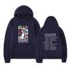 Comércio exterior transfronteiriço outono e inverno Nova rua americana Kanye homens e mulheres mesmo personagem paródia grafite letra camisola com capuz