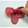 Cabeza de Orquídea Mariposa de Látex Simulada Nueva de 6 cm DIY Hecha a Mano Floral Recuerdo de Boda para Hacer Flores Falsas