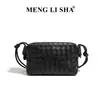 Nuevo Bolso Tejido a Mano de Alta Gama de Moda Bolso Cuadrado Pequeño Cruzado de un Solo Hombro Bolso de Mano Compacto de Gran Capacidad para Mujer