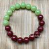 Venta al por mayor de fábrica cinabrio de alto contenido púrpura arena dorada con piedra luminosa pulsera pulsera para pareja para hombres y mujeres