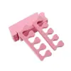 Separadores de Dedos del Pie Herramientas para Uñas Separadores de Dedos del Pie de Esponja Separadores de Dedos del Pie de EVA Corazón de Durazno Herramienta para Aplicar Esmalte de Uñas Separadores de Dedos del Pie para Uñas