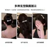 Peine para recogido de estilo coreano de lujo ligero de alta gama con lazo y pedrería, moderno y versátil, un accesorio para el cabello de moda para la parte trasera de la cabeza