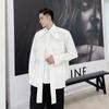 Otoño Diablo Moda Diseño Personalizado Camisa de Manga Larga para Hombre Moderna Bolsillo Tridimensional Solapa Ropa de Trabajo 9706575