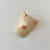 Chapéu Infantil Coreano Qiannan Outono e Inverno Novo Estilo Ins Fofo Raposa Pequena Meninos e Meninas Boné de Beisebol para Bebê Chapéu Bico de Pato