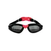 Gafas de natación profesionales de silicona transfronterizas, gafas de natación de competición impermeables con recubrimiento electroplateado antivaho, en stock para adultos de alta definición